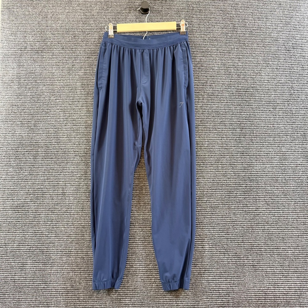 Gymshark Studio Joggers Size M Blue Athletic Performance Training Pants A1A3U
